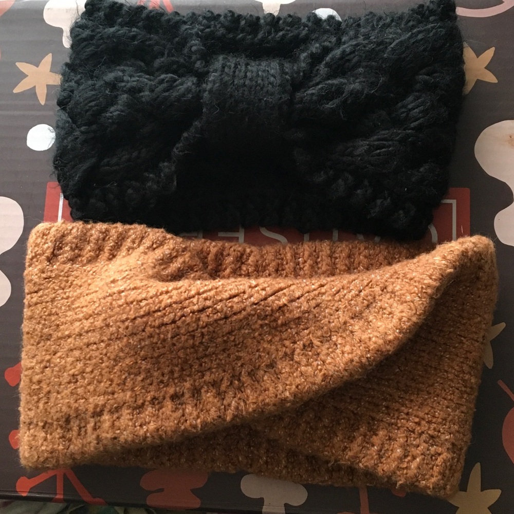 Two Warm Knit 🧶 Headbands, 104